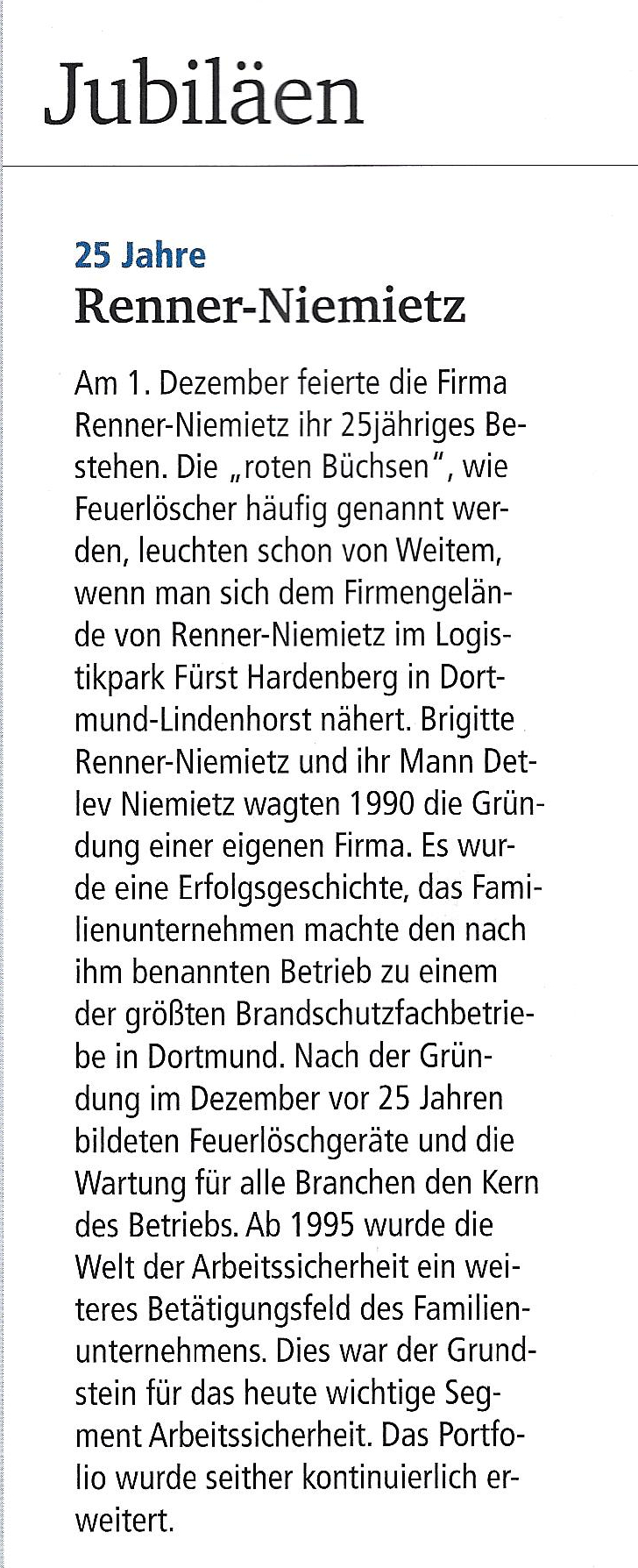 Zeitungsartikel aus Ruhrwirtschaft IHK Zeitschrift Ausgabe 1/2016